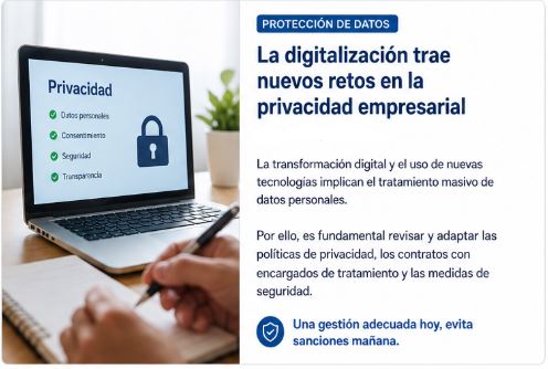 La digitalización plantea nuevos retos en la privacidad empresarial 